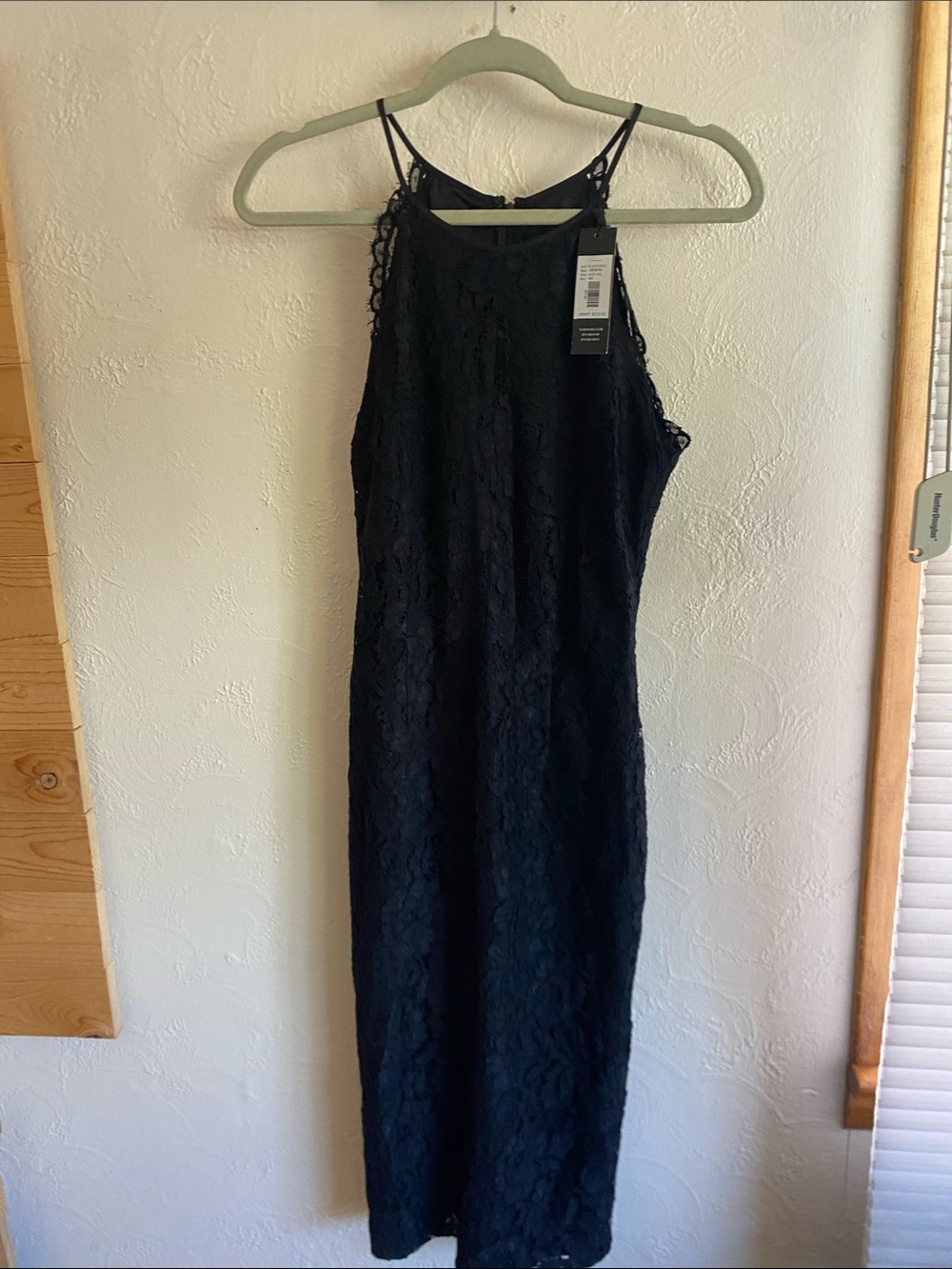 Yumi Kim Black Lace Maxi Dress